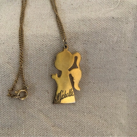 Vintage I am a little teapot angle engraved with “Michelle” on it. Cute piece! - Picture 2 of 6